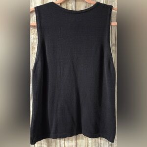 VINTAGE XL Lilly Pulitzer Black Sleeveless Top